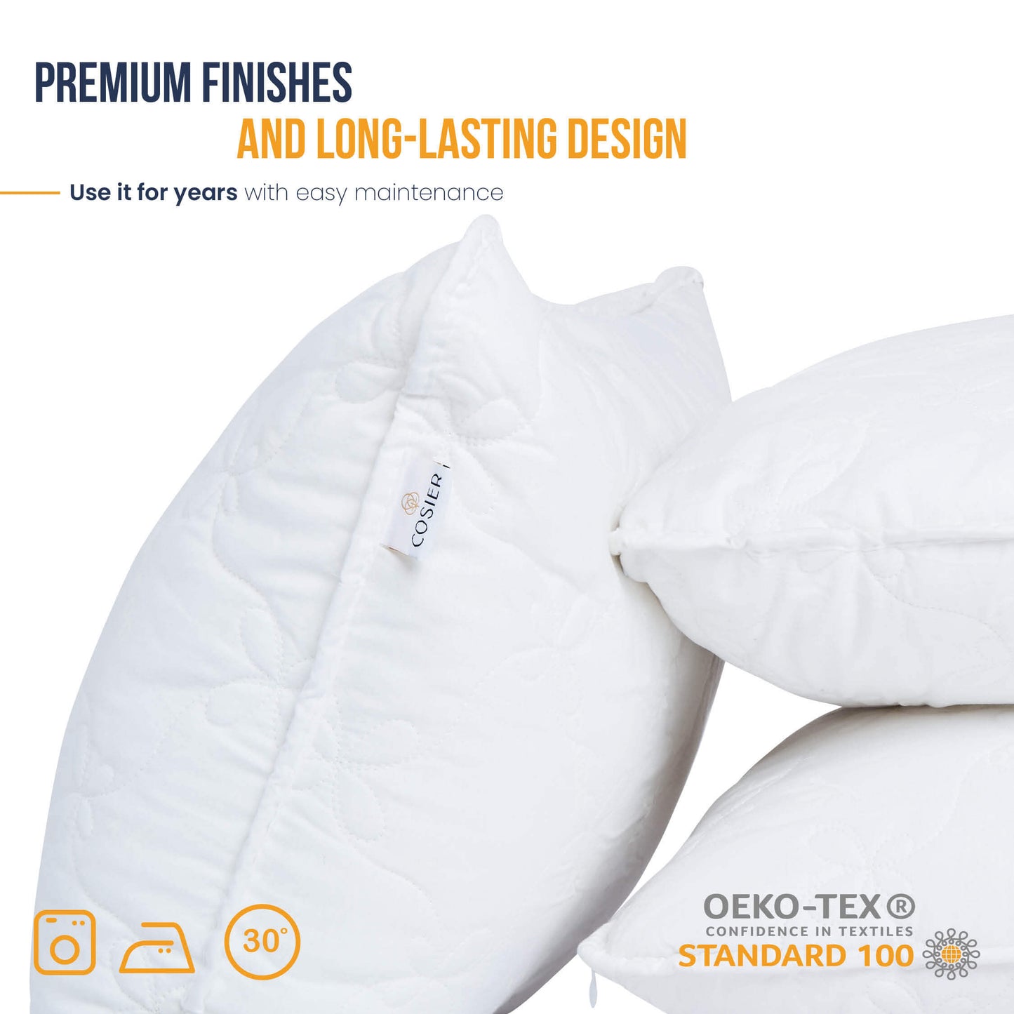 Adjustable Ergonomic Pillow 50x80 cm